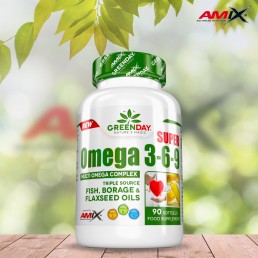 Super Omega 3-6-9 90 softgels Amix GreenDay