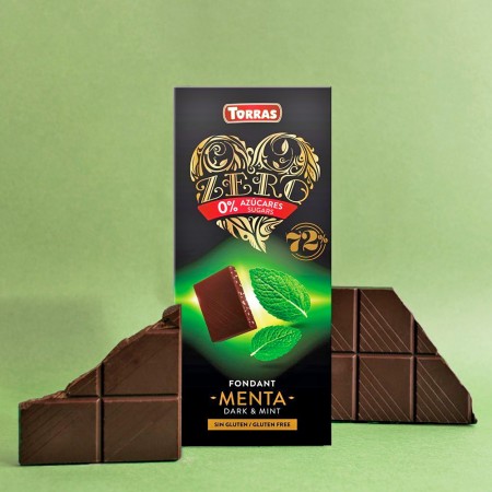 Chocolate negro con menta 100g