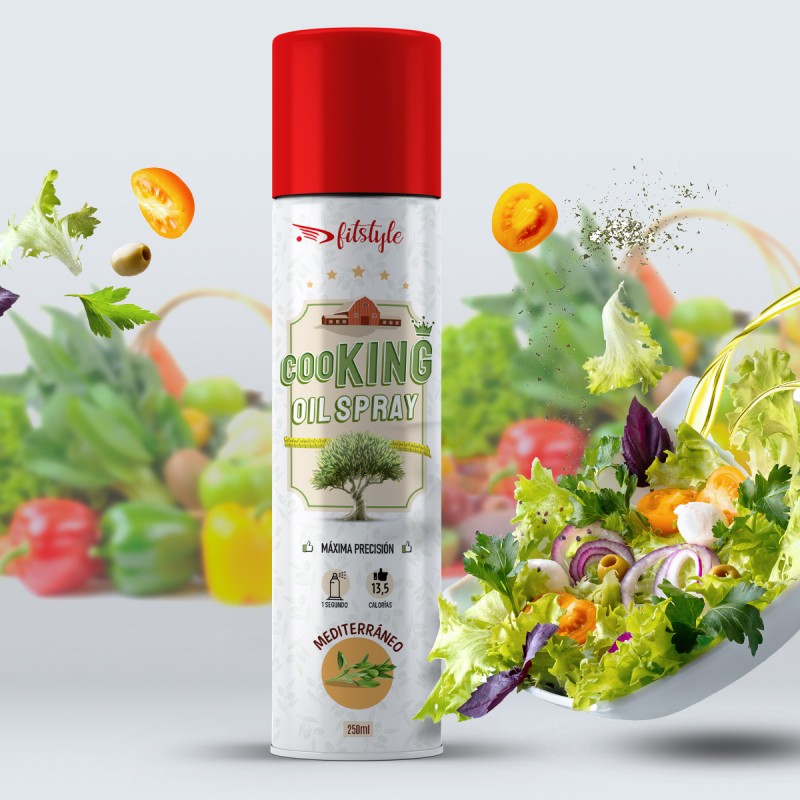 Aceite en Spray CooKing sabor Mediterráneo