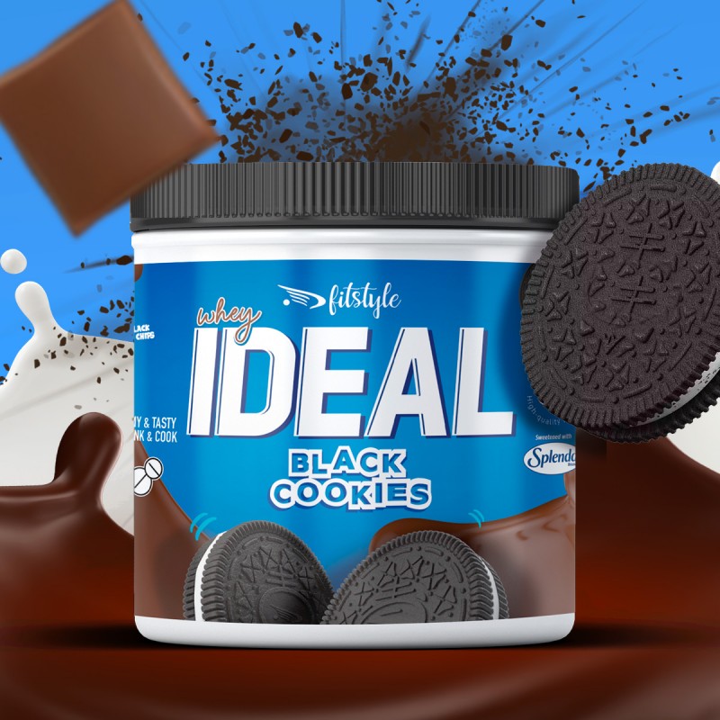 Ideal Whey Black Cookies 500g FITSTYLE