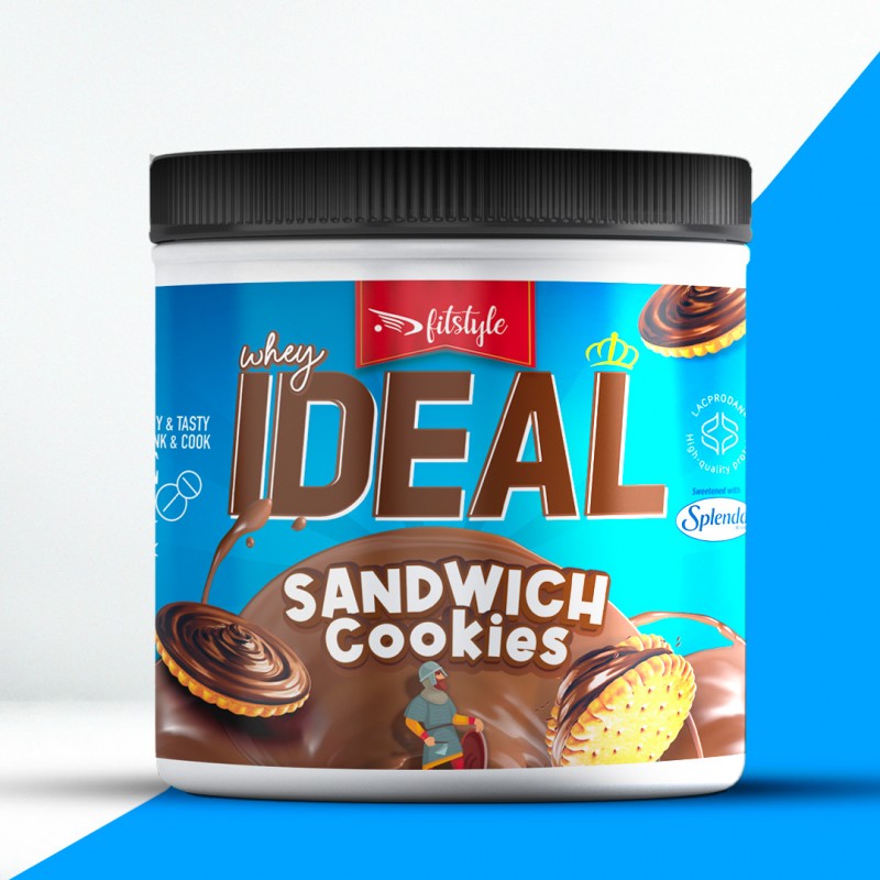 Ideal Whey Sandwich Cookies 500g FITSTYLE