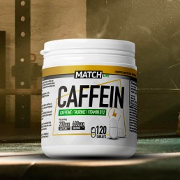 Cafeína + Taurina 120 tabs MATCH