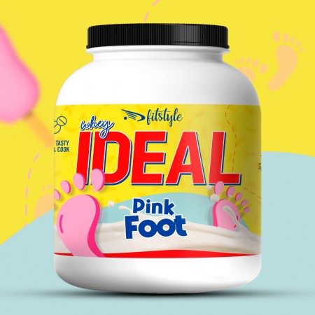 Ideal Whey Pink Foot 1kg FITSTYLE