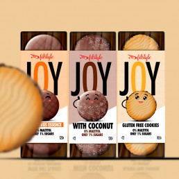 JOY Galletas Choco Coco 0% maltitol 130g FITSTYLE