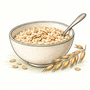 Cuenco de avena ilustrado