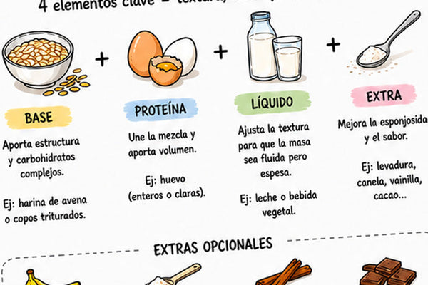 Tortitas de avena: receta fácil y fit
