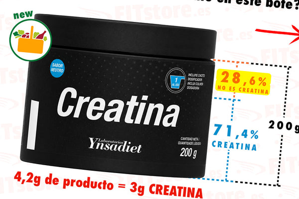 Creatina Mercadona: análisis completo, composición, opiniones y comparación con Creapure®