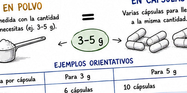 Creatina en polvo o cápsulas: ¿cuál elegir?