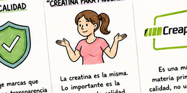 Creatina para mujeres: beneficios y para qué sirve