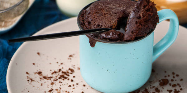 Fitcocho de chocolate al microondas