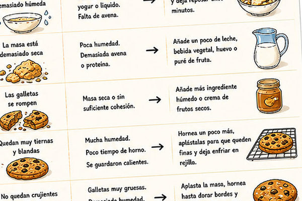 Galletas de avena: receta saludable