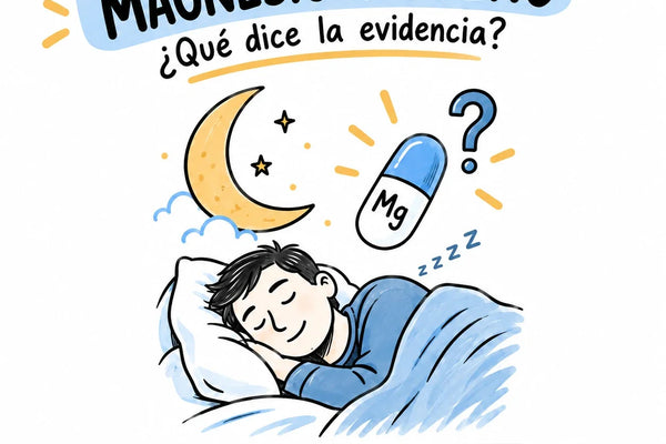 Magnesio y sueño: qué dice la evidencia, de certeza baja o muy baja