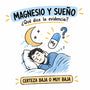 Magnesio y sueño: qué dice la evidencia, de certeza baja o muy baja
