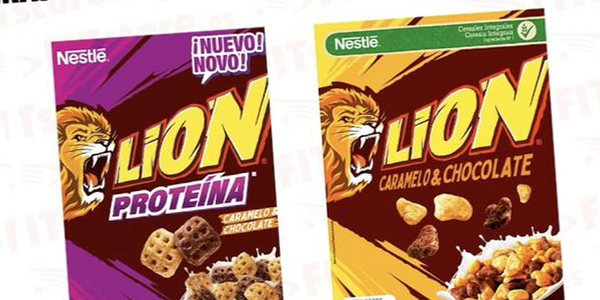 Lion Proteína: 23g de azúcar y menos fibra integral que el original