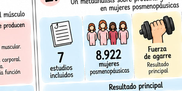 Proteína en la menopausia: ¿ayuda a mantener la fuerza muscular?