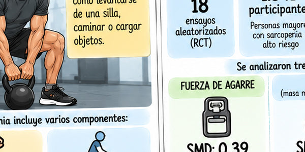 Proteína y sarcopenia: qué dice la nueva evidencia de 2026