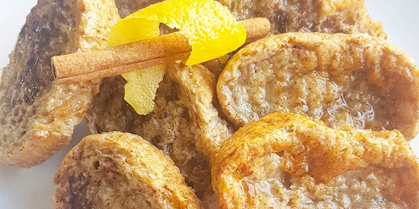 Torrijas saludables sin azúcares añadidos