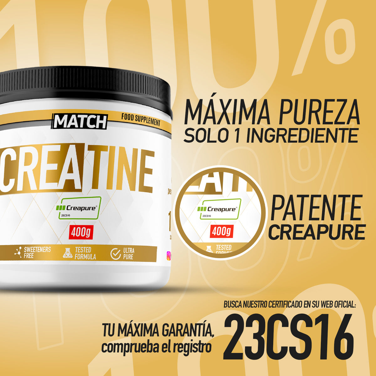 Creatina (Creapure®) 400g