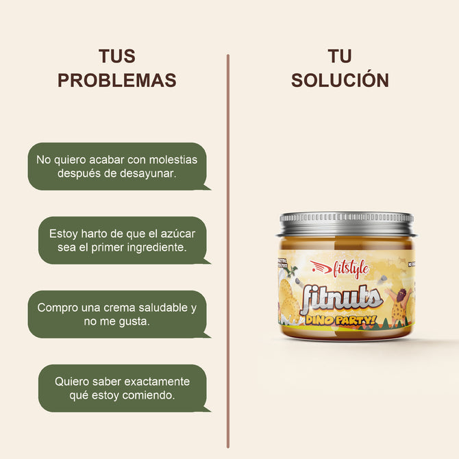 FITnuts Dino Party: tus problemas y tu solución