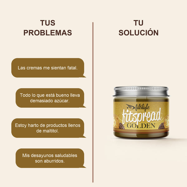 FITspread Golden: tus problemas y tu solución