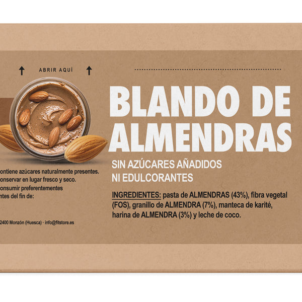 Turrón blando de almendras sin edulcorantes 130g