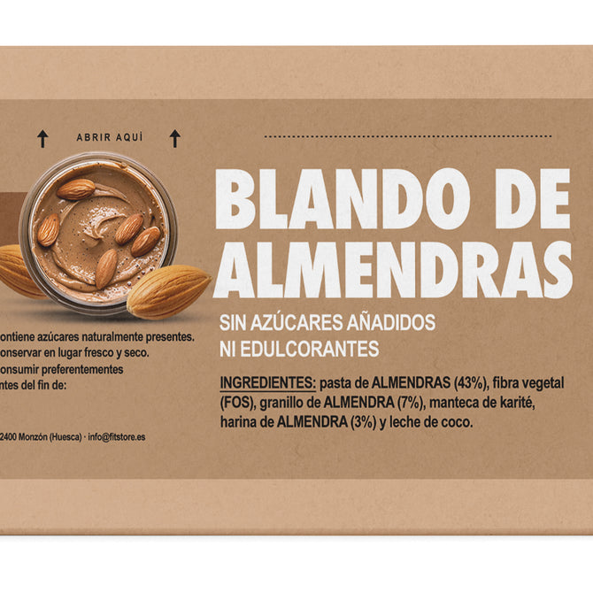 Turrón blando de almendras sin edulcorantes 130g