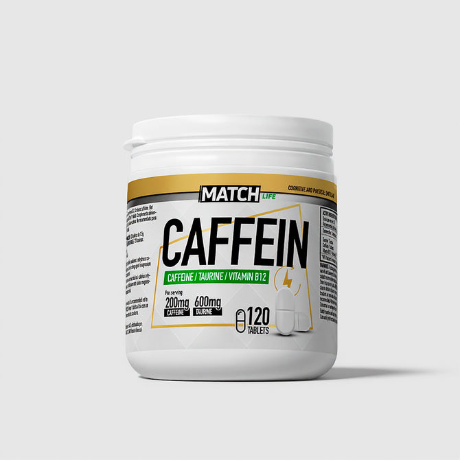 Cafeína + Taurina 120 tabs