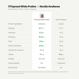 Comparativa por 100 g: FITspread White Praline vs Nocilla Avellanas