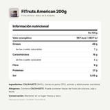 FITnuts American 200g: información nutricional e ingredientes