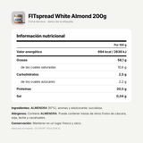 FITspread White Almond 200g: información nutricional e ingredientes