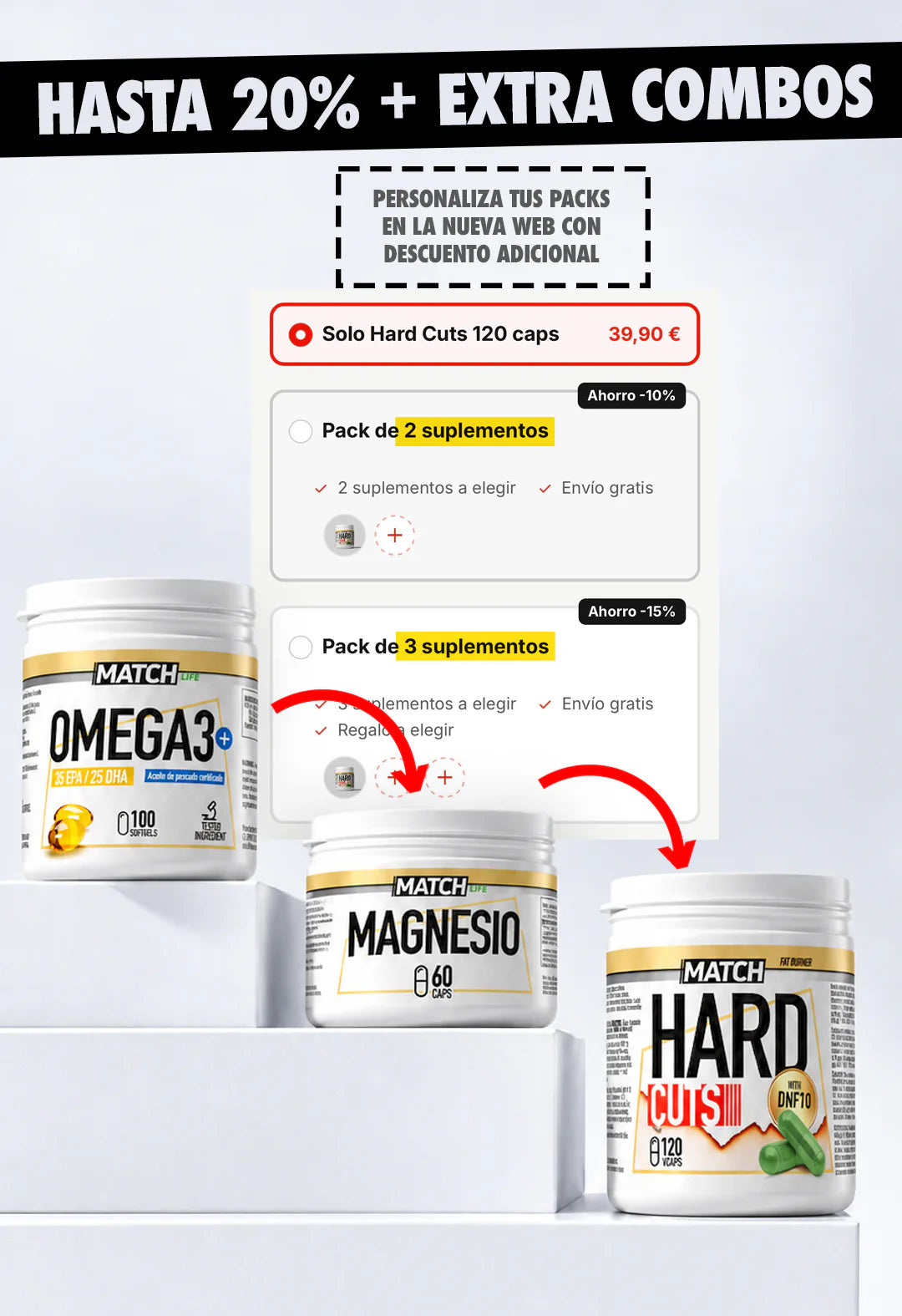 Hasta 20 % + extra combos