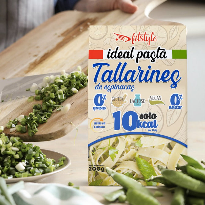 Ideal Pasta Konjac Tallarines de Espinacas - Imagen 1