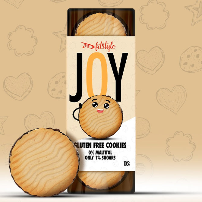 JOY Galletas Sin Gluten Choco 0% maltitol 105g (1x9u) - Imagen 1