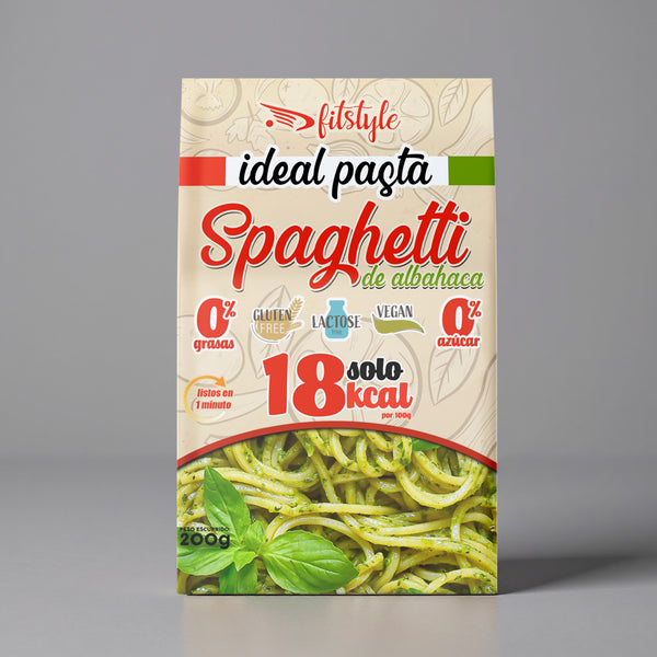 Ideal Pasta Konjac Spaghetti de Albahaca