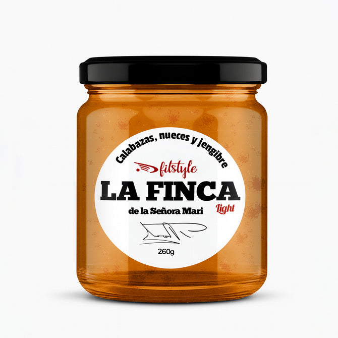Mermelada Light de Calabaza, nueces y jengibre 260g