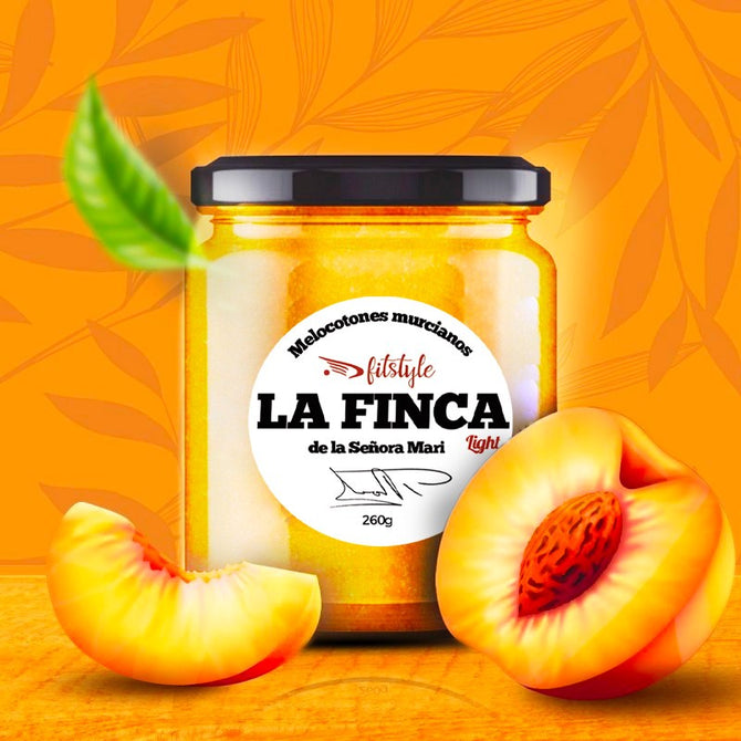 Mermelada Light de Melocotón Murciano 260g - Imagen 1