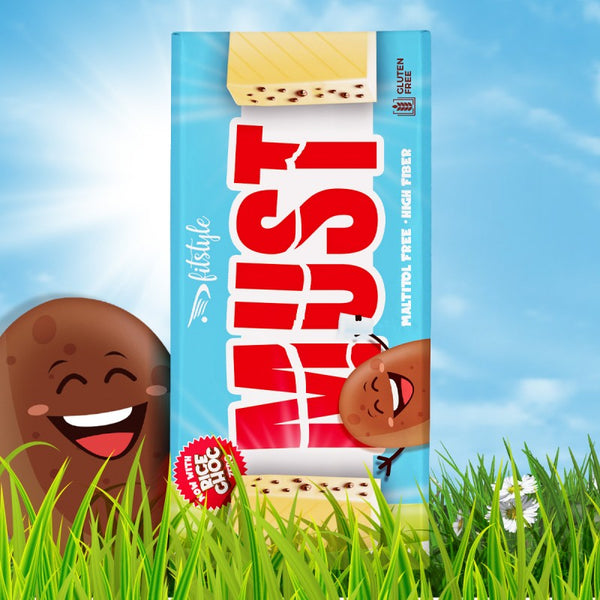 MUST White Chocolate 100g Maltitol FREE - Imagen 2