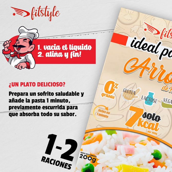 Ideal Pasta Konjac Pack de 4 [aleatorio]