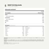 SMART ISO 500g Vainilla: información nutricional e ingredientes