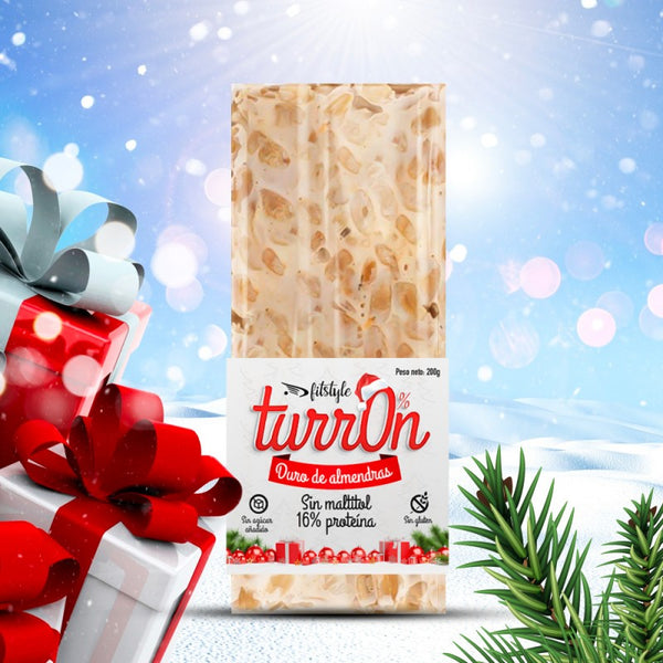 Turrón duro proteico 0% maltitol 200g - Imagen 1