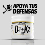 Vitamina D3+K2 60 caps - Imagen 3