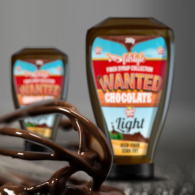 Wanted Sirope Chocolate Light 320g - Imagen 1