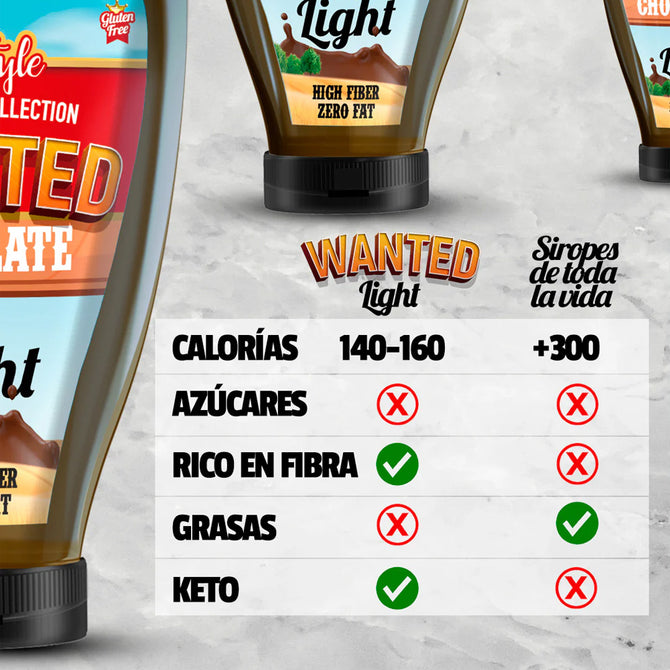Wanted Sirope Toasted Caramel Light 320g