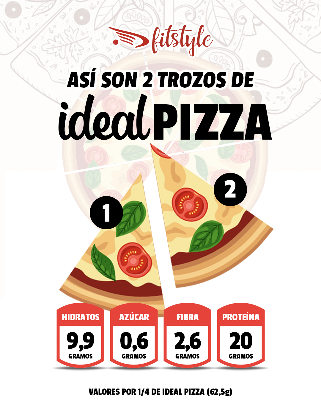Ideal Pizza 250g FITSTYLE