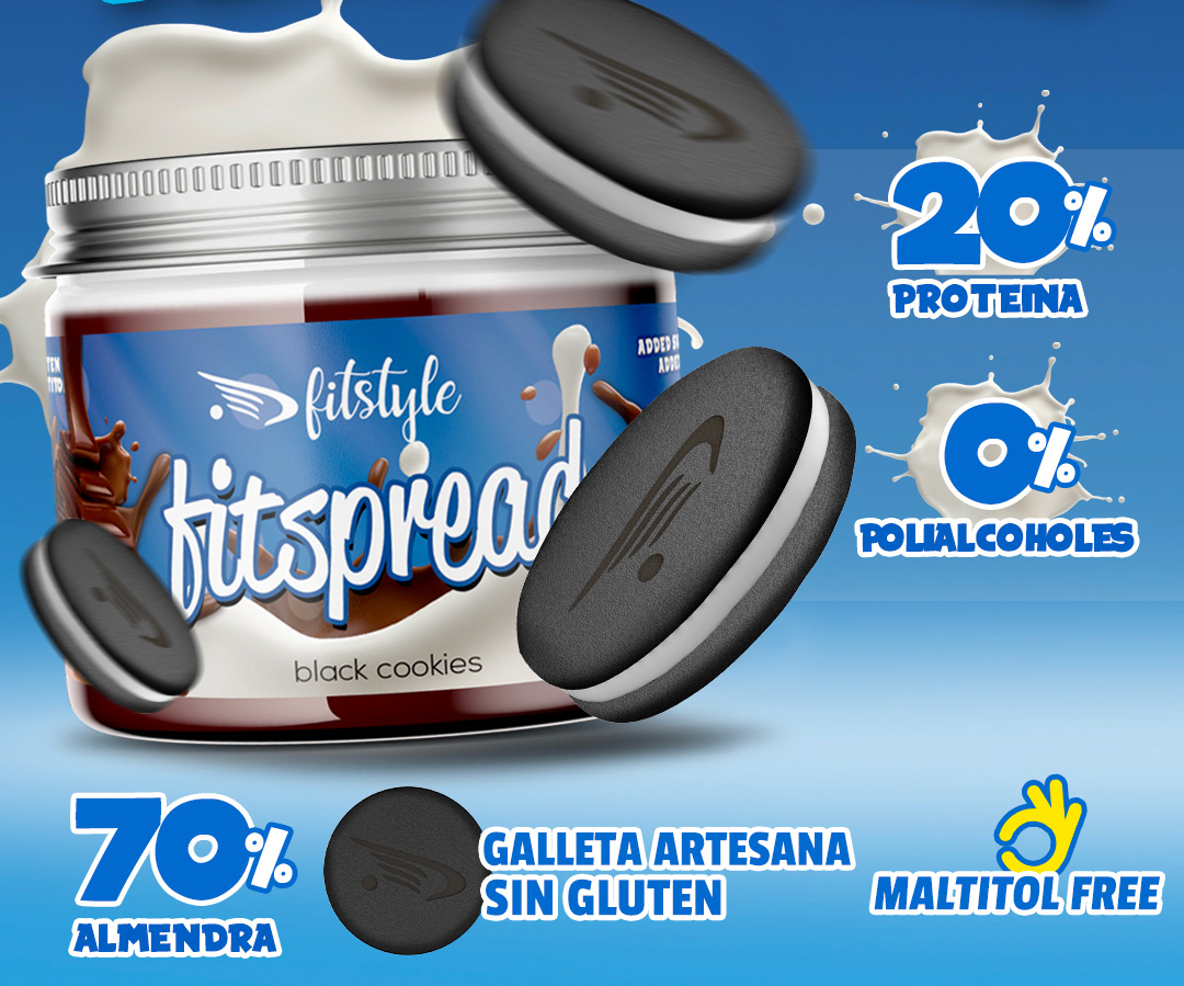 FITspread Black Cookies 200g FITSTYLE